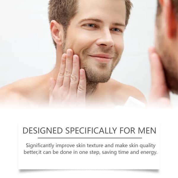 Ansiktskräm för män med retinol, återfuktande och närande ansiktskräm för hudföryngring
