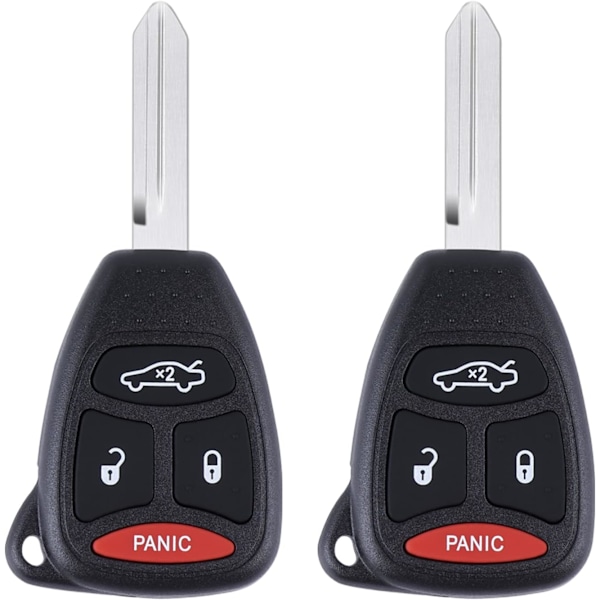 Bil Fjärrkontroll Nyckel Fob passar Chrysler 300C 05-2007, Aspen 07-2009, Dodge Charger 06-2007, Durango 07-2009, Jeep Commander Grand
