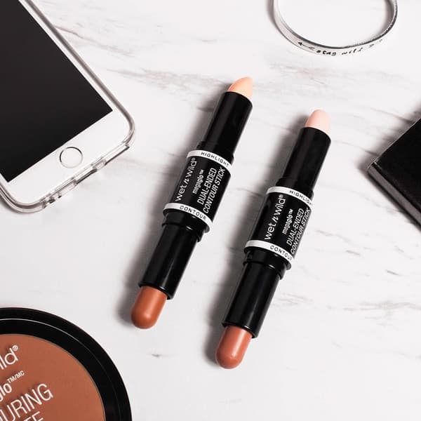 Dobbeltsidig konturstift Medium/Brun, Cruelty-Free
