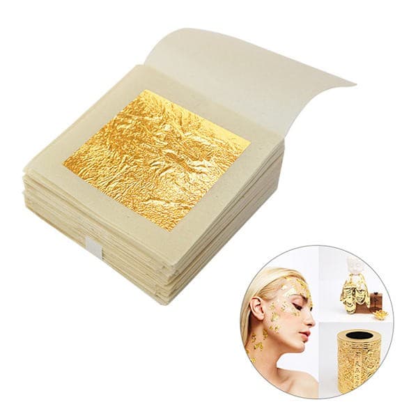 10 bitar ätbart 24K bladguld