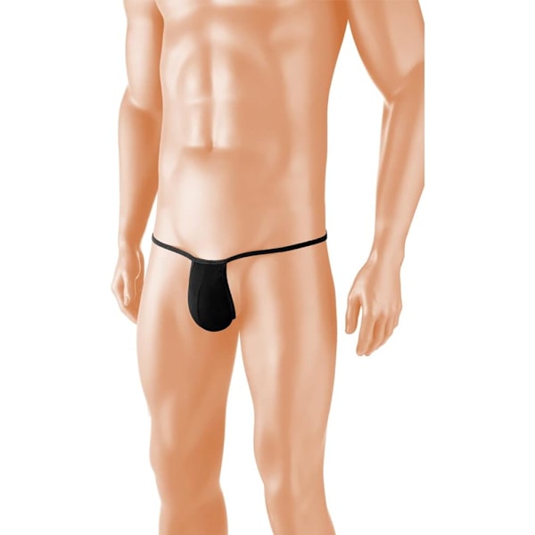 2025 Senaste Modell Herr Badkläder Underkläder Heta Män Jockstrap Mesh Låg Midja Bekväma Stringkalsonger (Storlek 26\"-38\") Svart-mesh One Size
