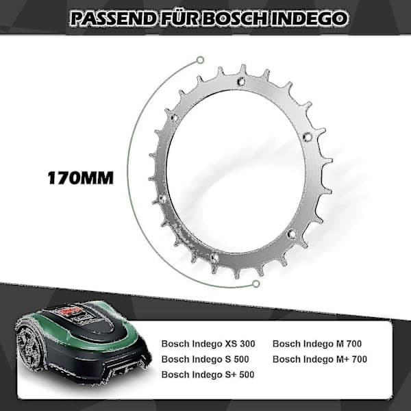 2-pakning rustfrie pigger til Bosch Indego