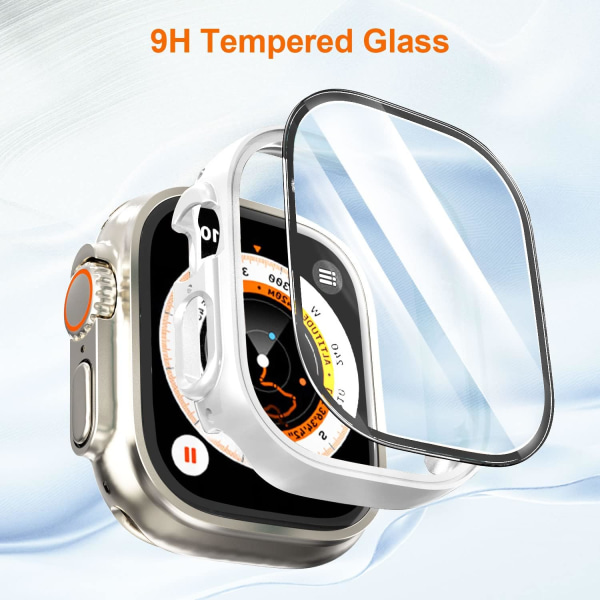 Bumper Case för Apple Watch Ultra White 49mm