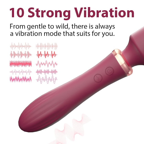2025 Senaste Modell Nya Uppgraderade Vibratorer för Kvinnor, Stavvibratorer Personliga Massageapparater för Kvinnor, Lila.