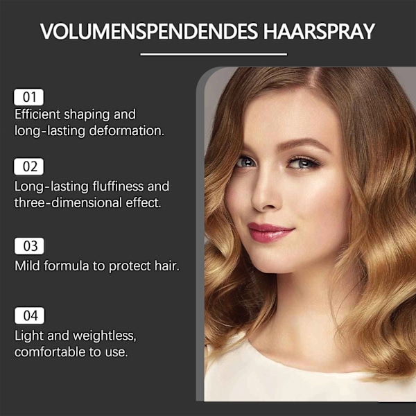 2025 Senaste Modell Hårstylingspray Långvarig Fluffig Leave-In Hårstyling Havssaltbehandling Stylingspray