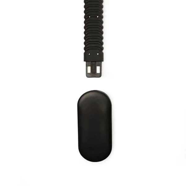 Genopladelig boglampe med klips, sort