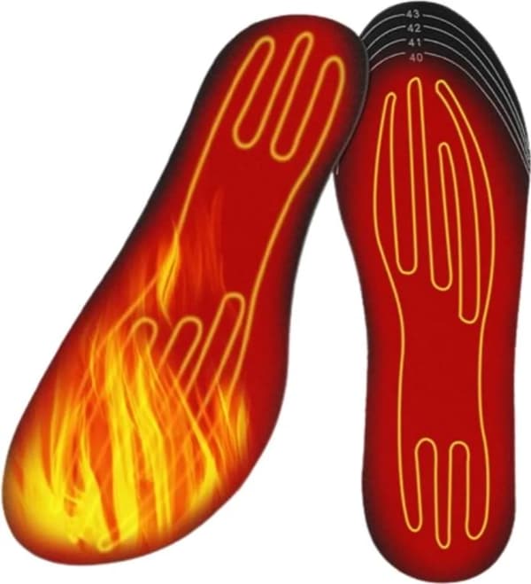 Genopladelige varmepuder Sort 40-46