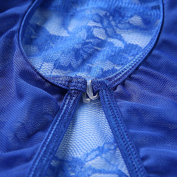2025 Senaste Modellen Plus Size Underkläder för Kvinnor Sexiga Underkläder Bodysuit Helkropps Teddy Svart Blå 5X-Large