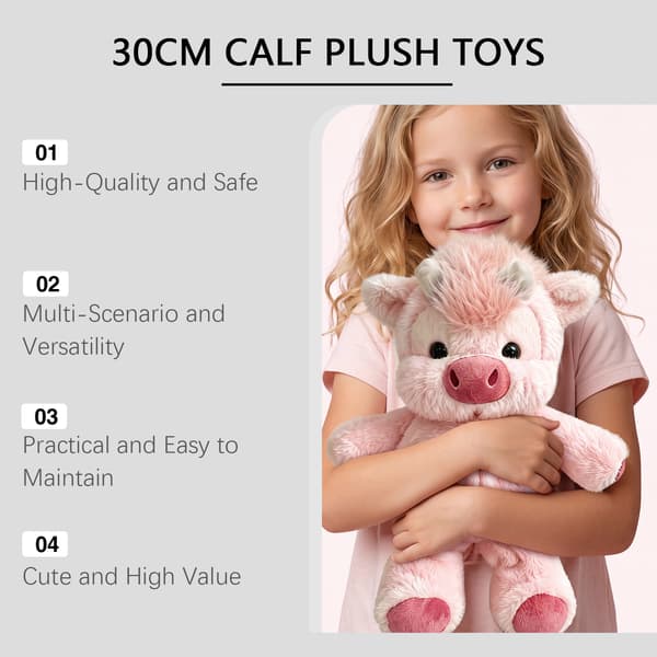 30 cm Sugok-pehmolelu, pinkki