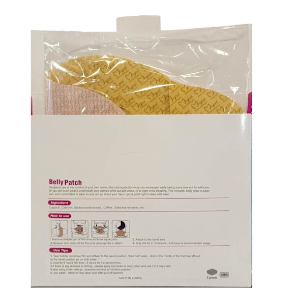 Wonder Patch Belly Wing Fungerar För Toning Konturering Uppstramning - 20 stycken