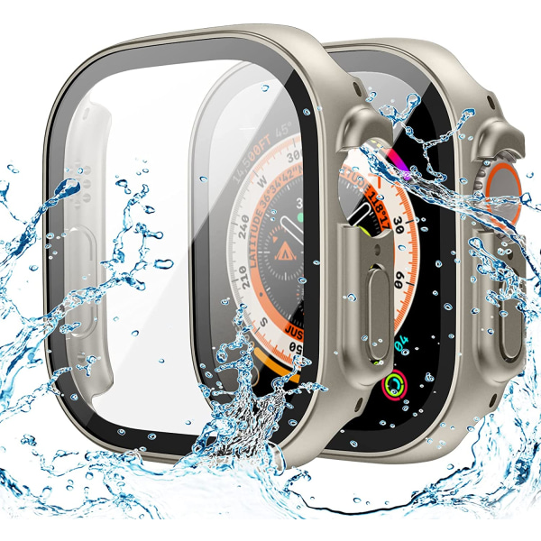 Vattentätt case för Apple Watch Ultra 49Mm skärmskydd Titanium 49mm