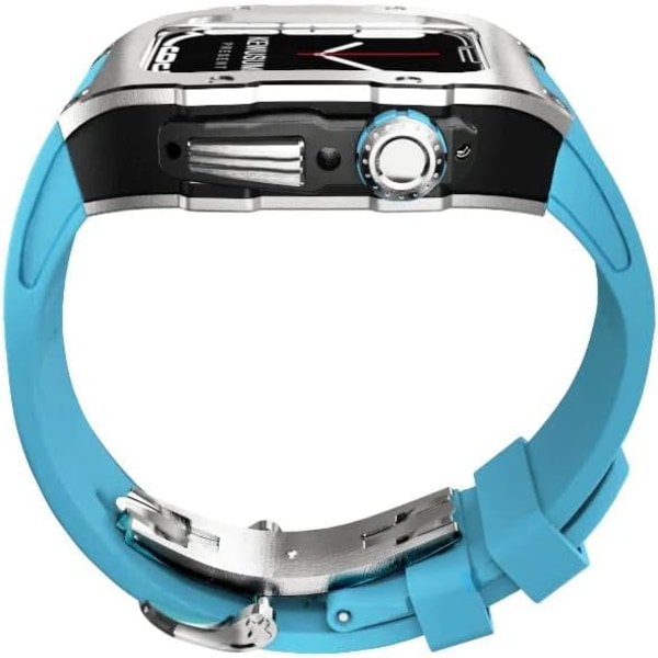 Rm mod kit för Apple Watch Series 8 7 45mm Metall Bluesb FOR 8 7 45MM