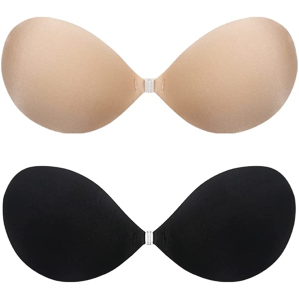 2 par strapless bh för kvinnor