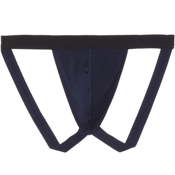 2025 Senaste Modell Herr Jockstrap - Bekväma Mikromodal & Elastan Underkläder Mörk Safir 3X-Large