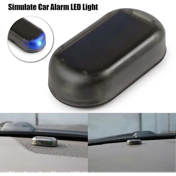 Ny LED-billarm, solcellsdriven billarm (blå)