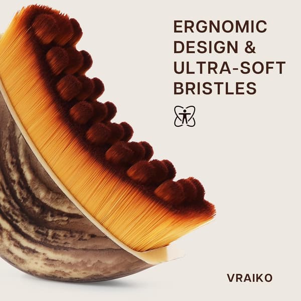 Lymfatisk Kontur Ansigtsbørste, V-formet Lymfedrænage Massager Konturbørste, Ergonomisk Design til Præcis Tilpasning til Ansigtskurver, Reducer Træthed & Aw