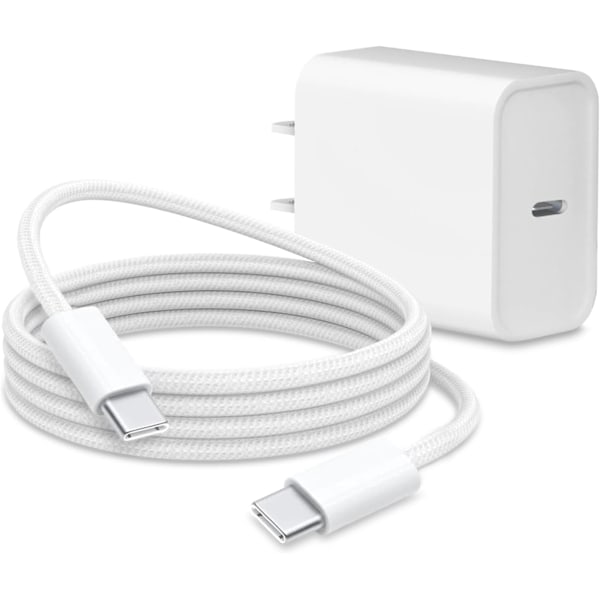 Högkvalitativ helt ny 6FT iPad USB C-kabel 20W Väggladdare för iPad 11:e A16 10:e, 12,9-tums iPad Pro 3:e/4:e/5:e/6:e/M4, 11-tum