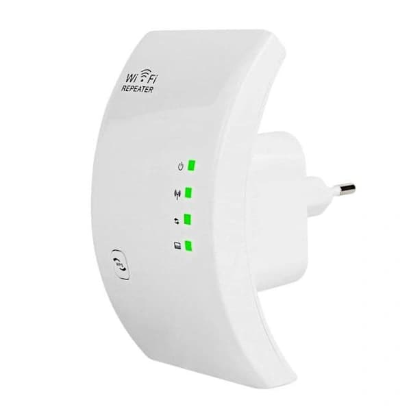 Trådløs Wifi Repeater - Hvit Hvit