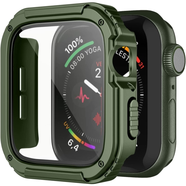 Robust Apple Watch case 42Mm Series 3/2/1 med skärmskydd Army Green 42mm