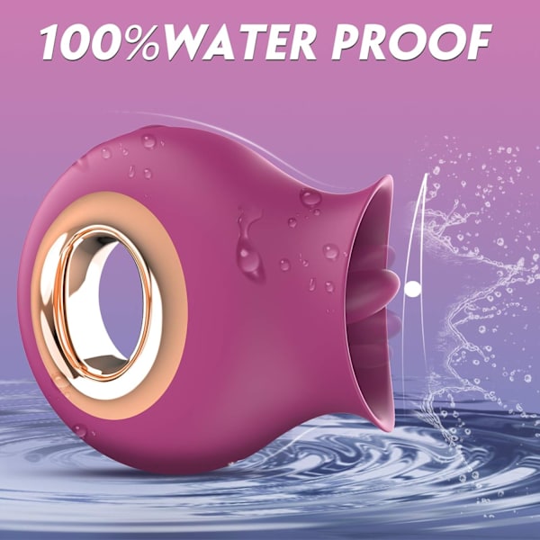 2025 Senaste Modell  Rose Vuxenleksaker, Klitoris Slickande Tunga Vibrator