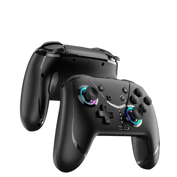 2025 Seneste Model Switch Controller, Trådløs Pro Controller til Switch/Lite/OLED/iPhone/Mac/iPad/iOS/Android/Telefon/PC/Steam/TV, Bluetooth