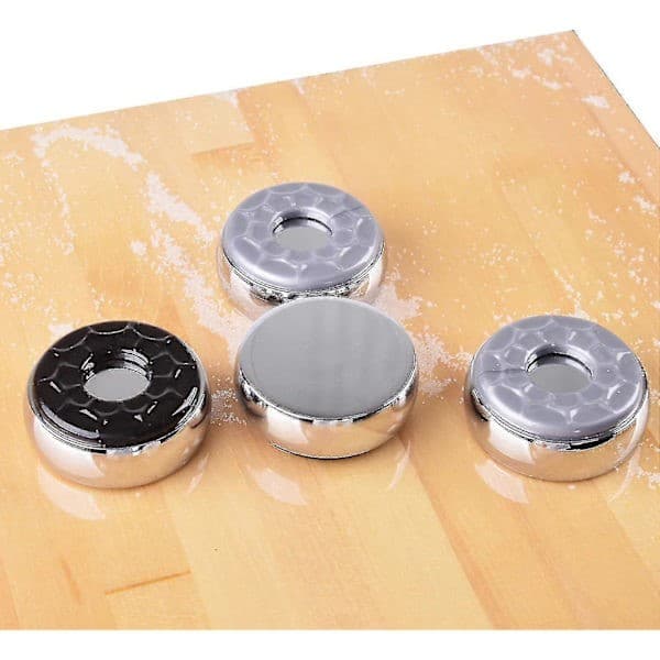 Shuffle curling, 53 mm, 8 stk. pr. sæt (grå og sort)