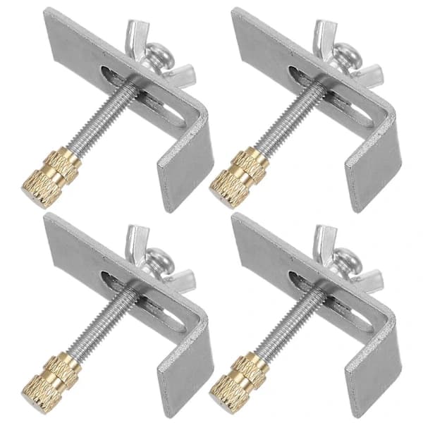 Fäste för underlimmad diskho, monteringsklämmor för diskho, hemrenovering, diskhoar 4.70X1.90X1.70CM Montering 1 set
