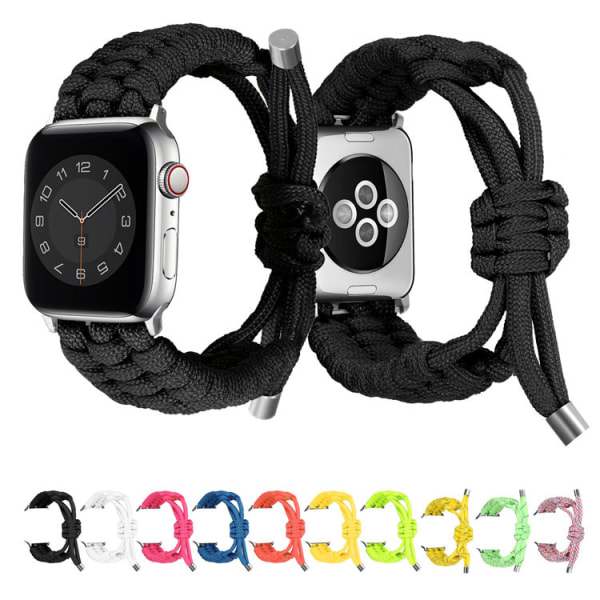 Lämplig för Apple Watch Armband Handvävt Watch Arm Apple blue 38/40/41MM