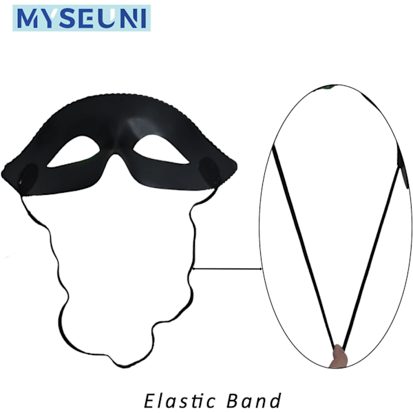 2025 Senaste Modell 2024 Ny Maskeradmask med Fjäder för Par - Maskeradmask för Kvinnor med Fjäder & Venetiansk Kostym för Män