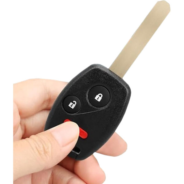 Nyckellös Fjärrkontroll Bilnyckel Fob Ersättning 313.8MHz Kompatibel med Honda Acura MDX RDX Civic LX Odyssey 2006-2017 3 Knappar