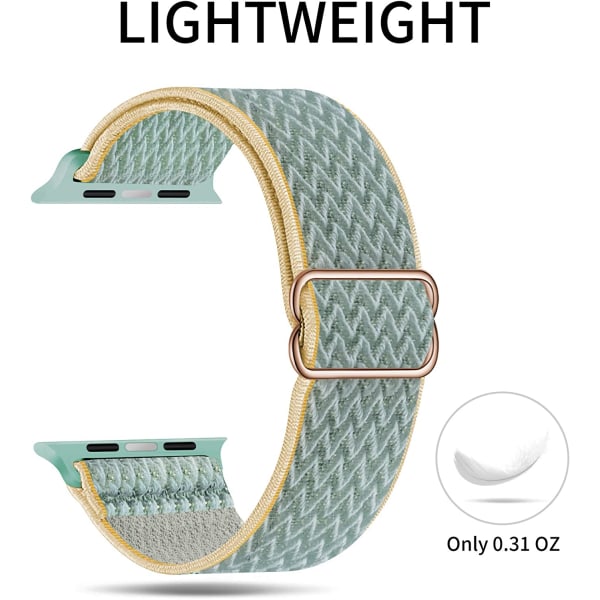 Stretchbarnd Solo Loop Kompatibel med Apple Watch Band Sunshine 38/40/41mm