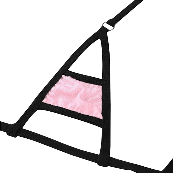 2025 Senaste Modell Kvinnor Sexig Halterneck Baddräkt Ihålig Mikro Mini Bikini 2 Delar Underklädesset