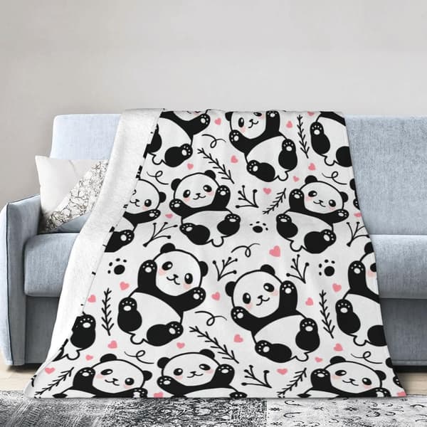 Pandafilt - Mjuk, Varm Lättviktspläd för Alla Årstider