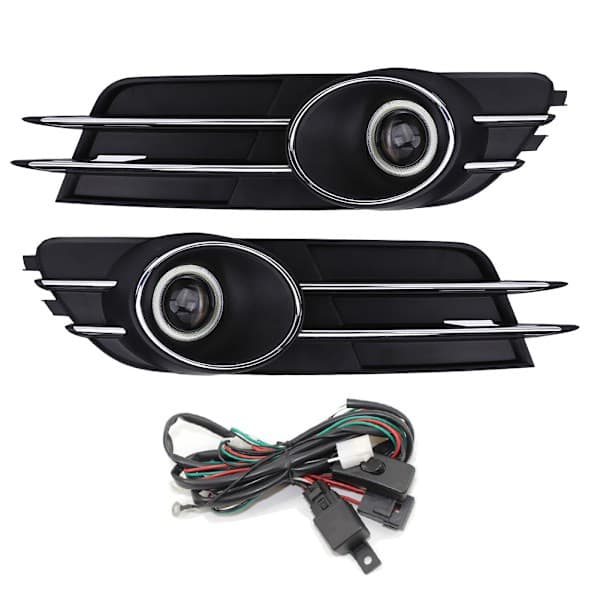 Tåkelysgrill med tåkelyspærer for Audi A6 C7-modeller 2011-2015.