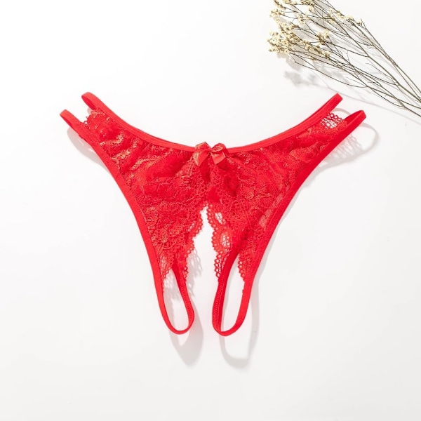 2025 Senaste Modell Dam Spets G-string Trosor Underkläder Låg Midja T-Back Underbyxor Paket med 1-5 5-pack X-Large