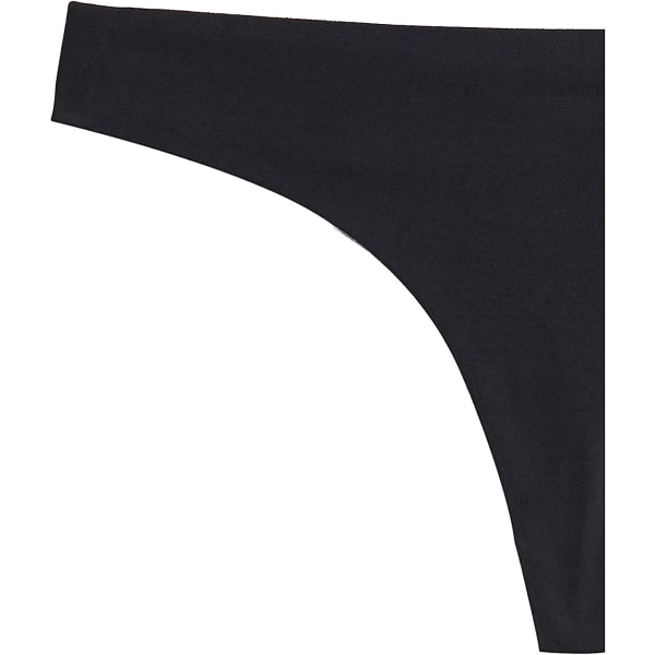Stretchtrosor med sömlösa sömlösa underkläder för kvinnor, 4-pack Black S