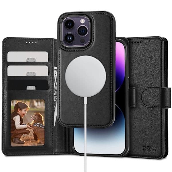 iPhone 15 Pro Max MagSafe 2-i-1 Magnetiskt Skyddsfodral/Plånboksfodral