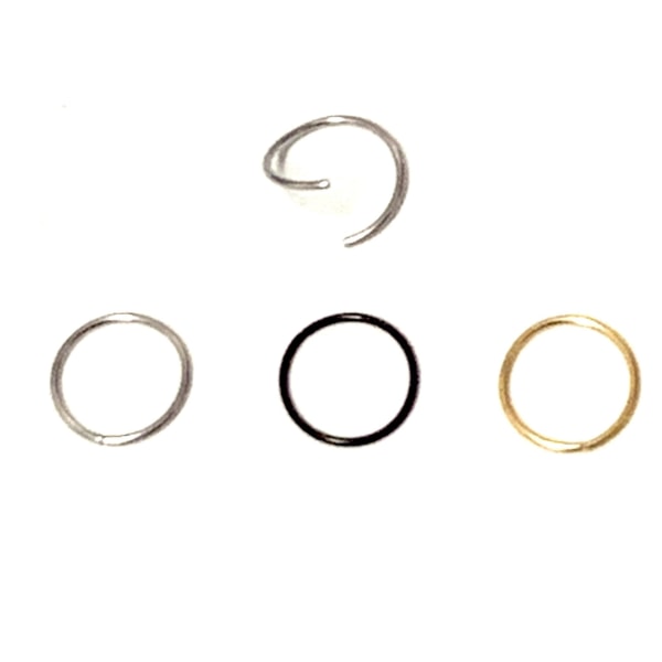 Extra tunn Flexibel Ring(3st) 10mm, 3st guld färg