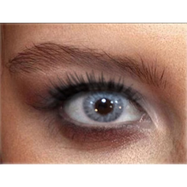 Kallgrå- linser för både mörka och ljusa ögon,med linsetui Cool gray