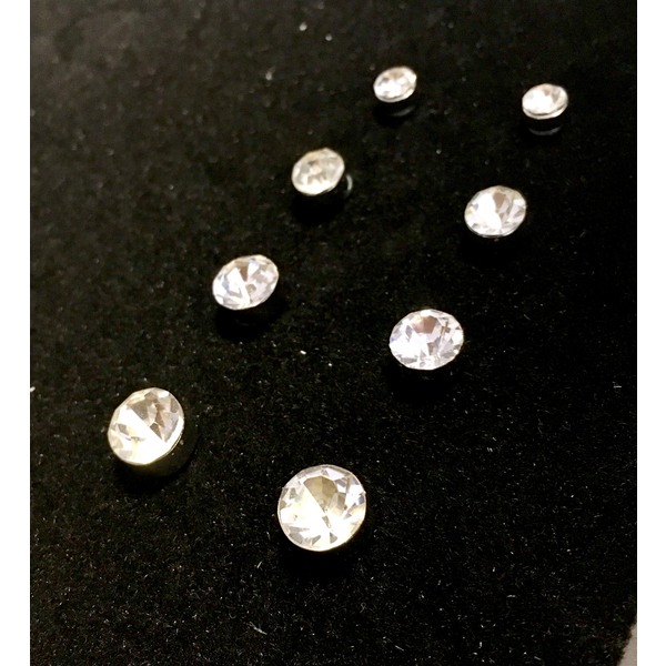 4 par Magnet örhängen med vita runda stenar si 5c94 | Fyndiq