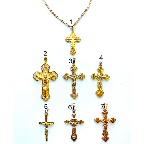 Kors halsband med 18k guldplätering 6feb | NO.6 | Fyndiq