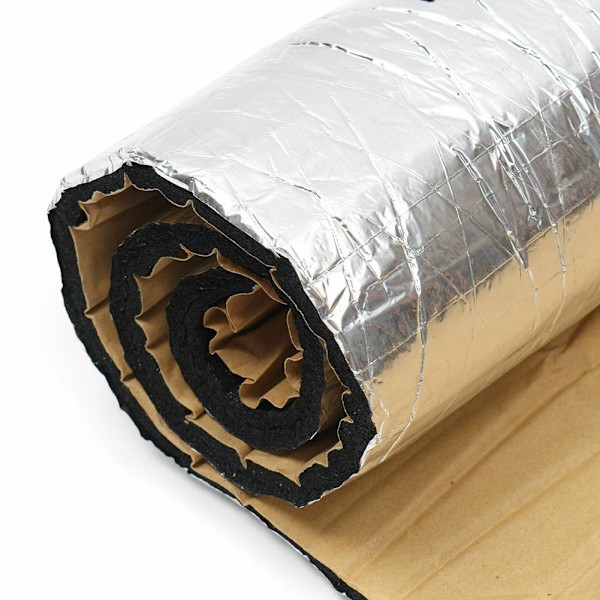 10mm Tyk Bil Lyd Dæmper Foldbar Vandafvisende Brandhæmmende Støjreduktion Bil Lyd Dæmpende Måtte Bil Lyd Dæmper 40x100cm