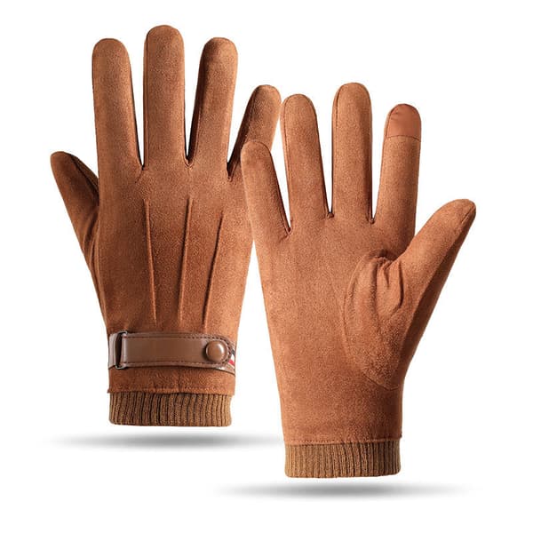 Mockahandsker herre Bru Bru Brun one size
