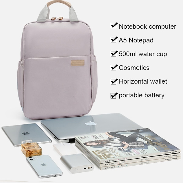Laptop Ryggsekk - Forretningsreise Datamaskinveske - Daglig Pendling - Passer for 14 \" datamaskiner