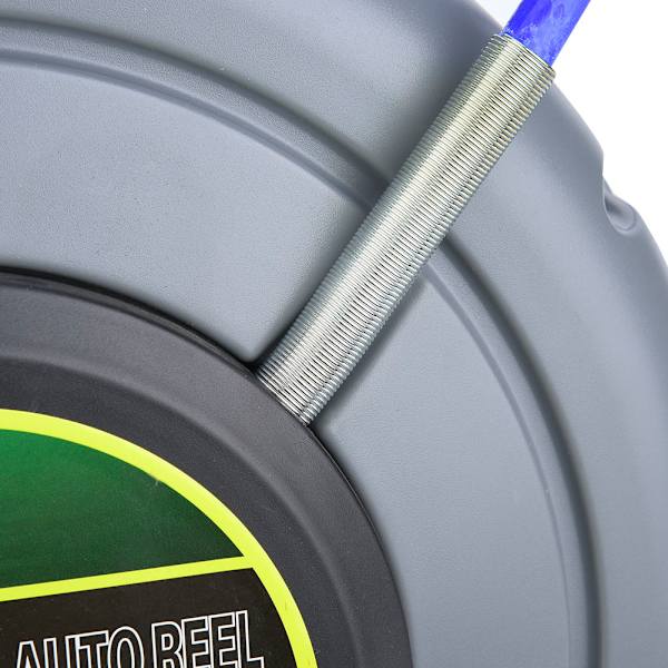 PU Luftslange Rulle Automatisk Tilbagekørende Slange Rulle Base 12m 1/4'' BSPT