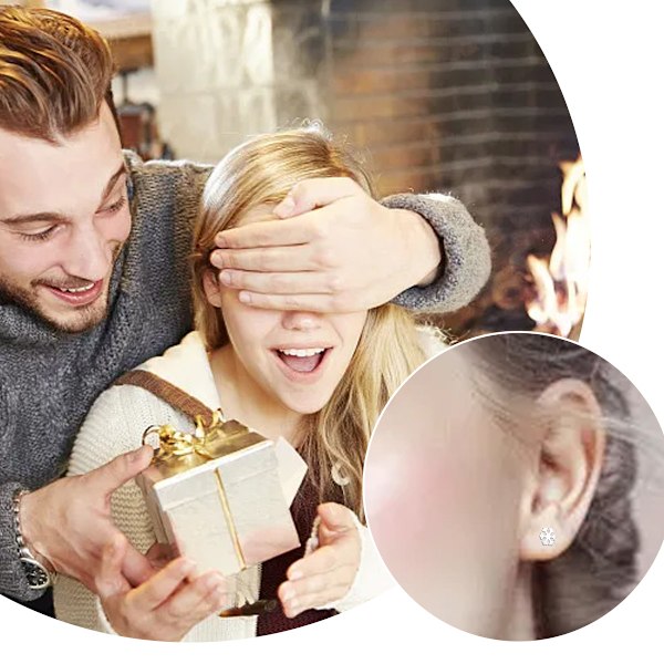 Sølv studs Damer, sterling sølv studs Mikro studs, Sølv studs kvinder simple øreringe Små stjerner Måne