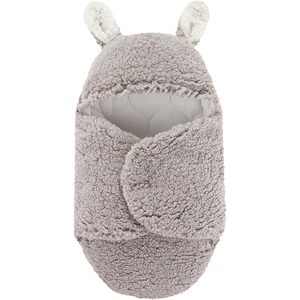 Baby Swaddle Tæppe Drenge Piger Sød Bomuld Plys Modtagelse Tæppe Blød Nyfødt Sovende Wraps