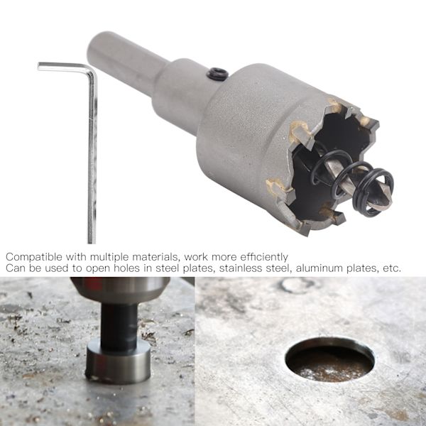 TCT Hålsåg Karbid Reamer Bit Legering Öppnare Metall Tjock Plåt Elektriker Klippset φ30~38mmφ35mm