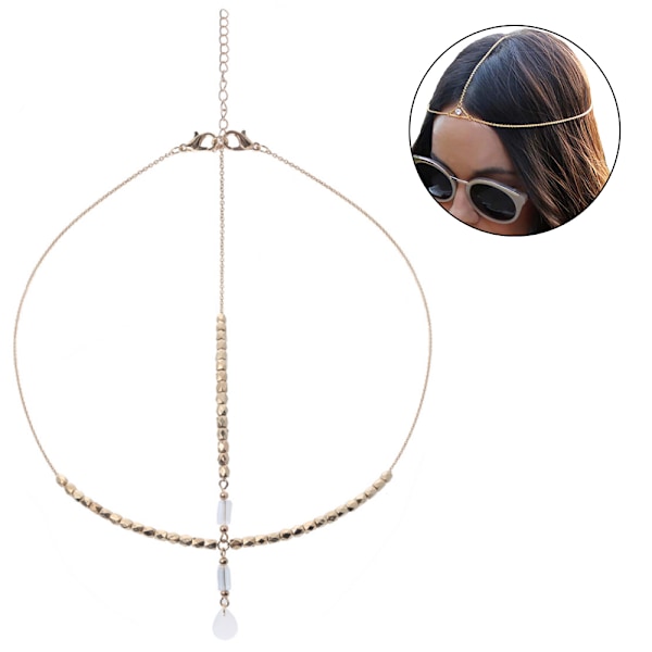 Muodin Retro Bohemian Crystal Diamond -riipuspanta Hiuksiin Pääpanta Hiusten Tarvikkeet