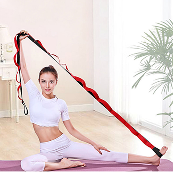 Yogastrap för Stretching, Ländryggsmärta Relief Stretching | Tålig Icke-elastisk Nylonrem